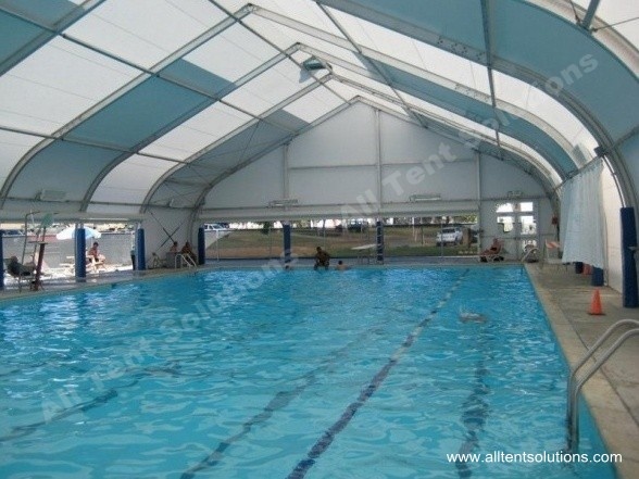 Swimming Pool Curved Marquee Tent for High Class Event Activities