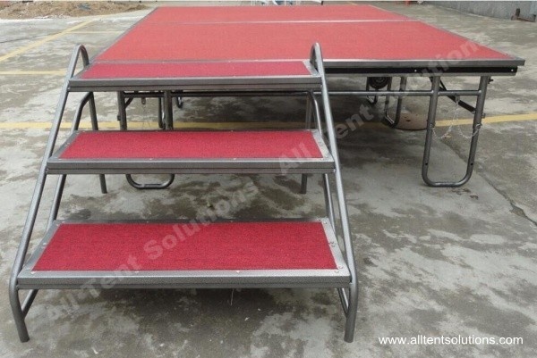 Portable Stage Platform for Event Tent