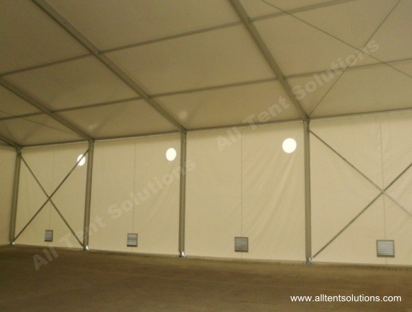 Window-blinds & Exhaust Fan for Storage Tent