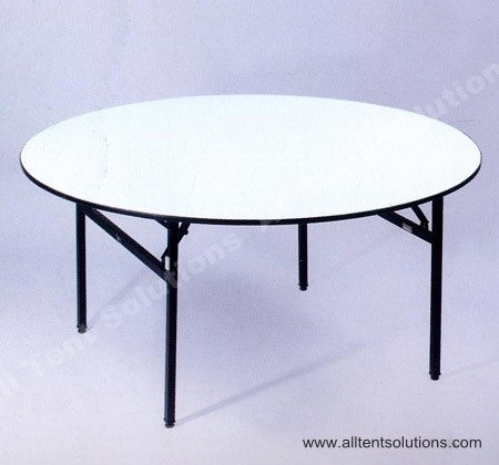 1.8m Plywood Round Table for 10 People