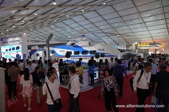 2018 Air Show Marquee Tent with Flexible Building Solution