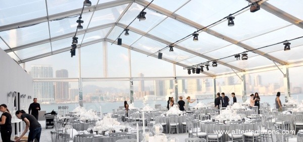 What size of banquet marquee tent will be your ideal venue solution if have no idea