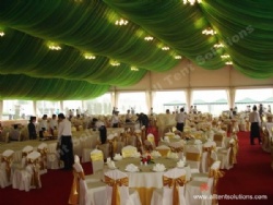 Beautiful Marquee with Decoration Lining and Curtain