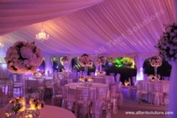 Customized Decorations for Wedding Marquee