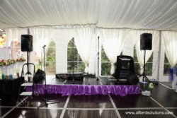 Portable Stage Platform for Event Tent