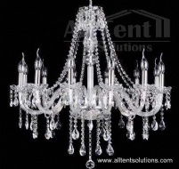 Wedding Marquee Tents with Chandelier Decorations