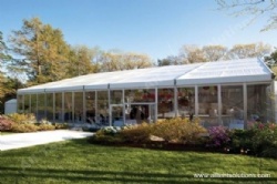 Glass Tent with double wings glass doors