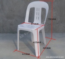 Durable Plastic Chair for Party Event