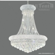 ATS Big Crystal Chandeliers in Golden Color