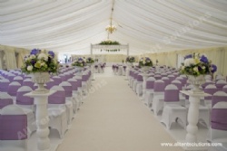 Romantic Wedding Tents With Full Beautiful Decorations and Furniture