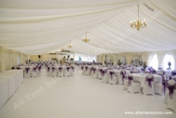 Romantic Wedding Tents With Full Beautiful Decorations and Furniture