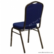 Blue Banquet Chair in Quality Metal