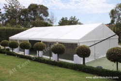 Water Repellent PVC Fabric Cover Aluminum Frame Luxury Party Tent