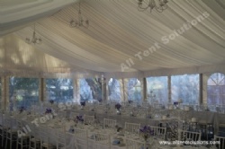 Temporary Party Canopy Tent UV Resistant Flame Retardant 10X30m