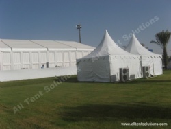 Hard-wall Event Tent with Glass Wall, ABS Wall and Glass Door