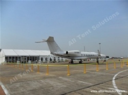 Outdoor Fair Tent for Trade Show with Clear Glass Walls