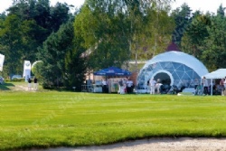 SGS ISO Approved Quality Transparent Geodesic Dome Tents