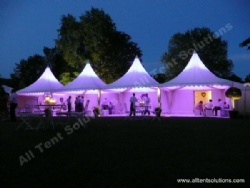 6x6m Clear Roof Pagoda Party Tents Combined Together for Car