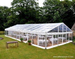 Clear Roof Fabric Tents Canopy Aluminium Frame Party Marquee with Chairs