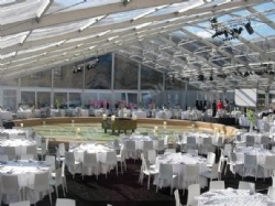 15x40m Clear Roof Wedding Marquee for 500 Capacity